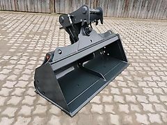 3-4to 120cm Hydraulischer Grabenräumlöffel (INKL MWST) 1200mm MS03 Symlock Schwenklöffel Grabenwanne hydr