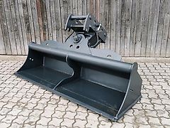 9-12to Hydraulischer Grabenräumlöffel (INKL MWST) MS08 180cm 1800mm Schwenklöffel Mobilbagger Grabenwanne 1,8m / auch in 200cm erhältlich 2000mm 2m MS10 CW10